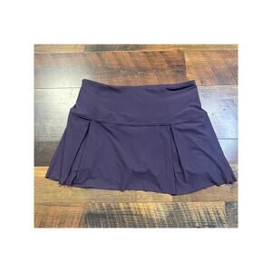 Lululemon Lost In Pace Skirt 13" Black Currant Size 8